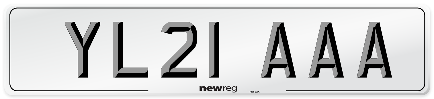 YL21 AAA Number Plate from New Reg